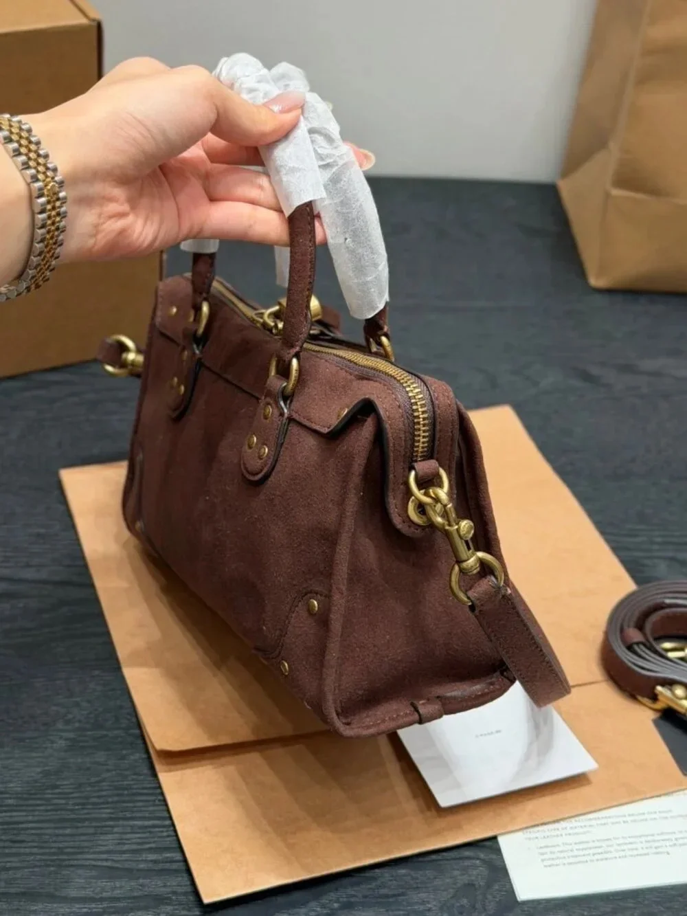 Coach satchel soft